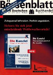 Brsenblatt fr den Deutschen Buchhandel  Brsenblatt fr den Deutschen Buchhandel Sondernummer: Zeitschriften 