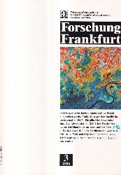 Johann Wolfgang Goethe-Universitt Frankfurt  Forschung Frankfurt 11. Jahrgang 1994 Heft 3 