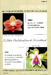 Die Orchidee  Die Orchidee 32. Jahrgang 1981 Hefte 1-6 (im Originalordner) 