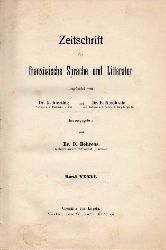 Zeitschrift fr franzsische Sprache und Literatur  Band 36(Abhandlungen)und Band 36(Referate und 
