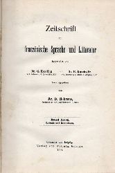 Zeitschrift fr franzsische Sprache und Literatur  Band 42(Abhandlungen)und Band 42(Referate und 