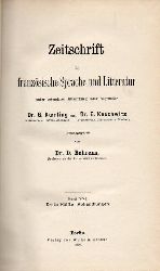 Zeitschrift fr franzsische Sprache und Literatur  Band 21(Abhandlungen)und Band 21(Referate und 