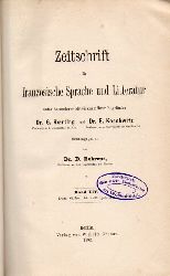Zeitschrift fr franzsische Sprache und Literatur  Band 14(Abhandlungen,Referate und Rezensionen)in 1 Band 