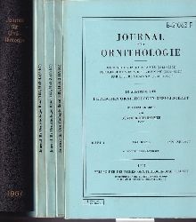 Journal fr Ornithologie  Journal fr Ornithologie 108 Band 1967 Heft 1 bis 4 (4 Hefte) 