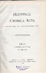 Helvetica Chimica Acta  Volumen XXXVIII.1955.Pars I und II(2 Bnde) 