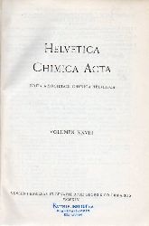 Helvetica Chimica Acta  Volumen XXVIII, 1945 Fasc. I bis VII (1 Band) 
