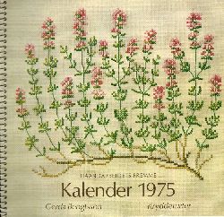 Bengtsson,Gerda  Haandarbejdets Fremme Kalender 1975 Krydderurter Aromatic Herbs 