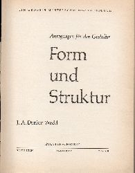 Dunkin Wedd,J.A.  Form und Strucktur 
