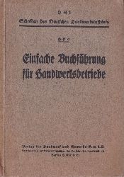 Deutsches Handwerksinstitut  Einfache Buchfhrung fr Handwerksbetriebe 
