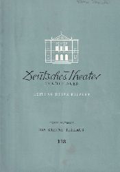 Deutsches Theater in Gttingen  Deutsches Theater in Gttingen Spielzeit 1957/58 VIII.Jahr Heft 118 