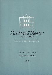 Deutsches Theater in Gttingen  Deutsches Theater in Gttingen Spielzeit 1957/58 VIII.Jahr Heft 124 