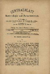Uhlworm,Oscar (Hsg.)  Centralblatt fr Bacteriologie und Parasitenkunde Erster Jahrgang 1887 