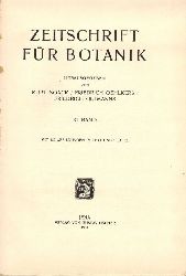 Zeitschrift fr Botanik  Zeitschrift fr Botanik 31 Band 1937 