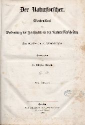Sklarek,Wilhelm (Hrg.)  Der Naturforscher 1.Jahrgang 1868 Hefte 1, 14-52 (1 Band) 