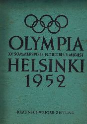 Lehmacher,Wilh.A. und Jupp Mller und Gert Bolzau  Olympia Helsinki 1952 XV. Sommerspiele 19. Juli bis 3. August 