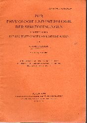 Haberlandt,G.  Zur Physiologie und Pathologie der Spaltffnungen II.Mitteilung die 