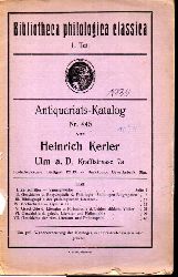 Kerler,Heinrich  Antiquariats-Katalog Nr. 445 