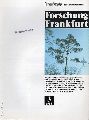 Johann Wolfgang Goethe-Universitt Frankfurt  Forschung Frankfurt 6. Jahrgang 1988, Heft 3 (1 Heft) 
