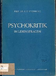 Strring,Gustav E.  Psychokritik in Lebensfragen 