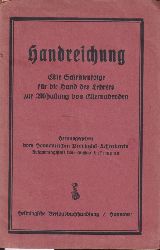 Lesemann,Gustav (Hrsg.)  Handreichung 
