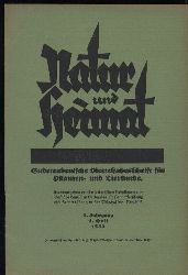 Natur und Heimat  Natur und Heimat 5.Jahrgang 1934 Heft 1 (1 Heft) 