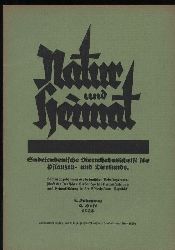 Natur und Heimat  Natur und Heimat 4.Jahrgang 1933 Heft 2 