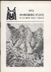 Magdeburg-Zoo  Jahresbericht des Zoologischen Gartens Magdeburg 1973 