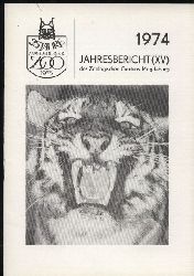 Magdeburg-Zoo  Jahresbericht des Zoologischen Gartens Magdeburg 1974 