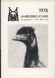 Magdeburg-Zoo  Jahresbericht des Zoologischen Gartens Magdeburg 1976 
