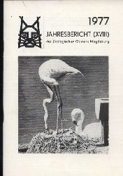 Magdeburg-Zoo  Jahresbericht des Zoologischen Gartens Magdeburg 1977 