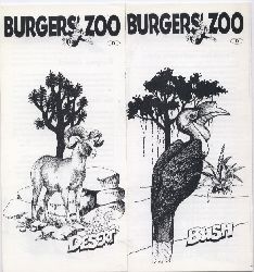 BurgersZoo: Arnhem  Faltblatt ca. 1990 