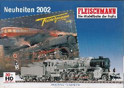 Fleischmann GmbH & Co. KG  4 Kataloge Neuheiten 1995, 1997, 1999 und 2002 