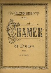 Cramer,J.B.  84 Etudes Pour Piano Volume I. (Etudes 1-42) 