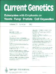 Current Genetics  Current Genetics Volume 21, 1992 Nr. 1 bis 4-5 (4 Hefte) 