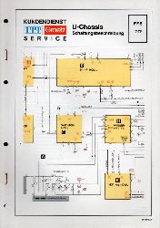 ITT Graetz Vertriebsgesellschaft  U-Chassis Schaltbeschreibung FFS 1978 