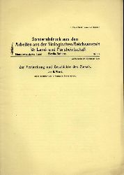 Werth,E.  Zur Verbreitung und Geschichte des Ziesels 