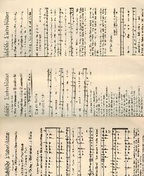 NS-Lehrerbund Gau Sdhannover- Braunschweig  Niederschsische Liederbltter Reihe A Liederfolge Nr. 3, 4 und 8 