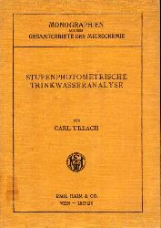 Urbach,Carl  Stufenphotometrische Trinkwasseranalyse 
