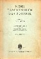Mevius,Walter  Miehes Taschenbuch der Botanik Zweiter Teil: Systematik 