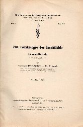 Steiner,P. und W.Gruch  Zur Toxikologie der Insektizide 