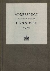 Hannover  Einfhrung in das Adressbuch der Landeshauptstadt Hannover 1979 