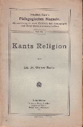 Boette,Werner  Kants Religion 