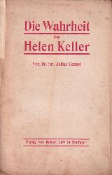 Gensel,Julius  Die Wahrheit ber Helen Keller 