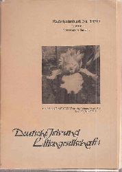 Deutsche iris- und Liliengesellschaft  Nachrichtenblatt Nr. 1 / 1963 