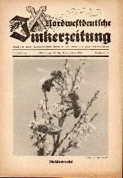Nordwestdeutsche Imkerzeitung  Nordwestdeutsche Imkerzeitung 3.Jahrgang 1951 Heft Nr. 9 