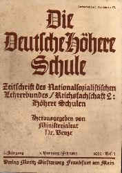 Die Deutsche Höhere Schule  Die Deutsche Höhere Schule. 1.Jahrgang.Heft 3/1935 