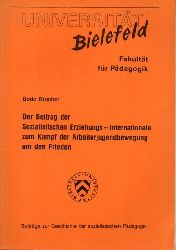 Brcher,Bodo  Der Beitrag der Sozialistischen Erziehungs-Internationale zum Kampf 