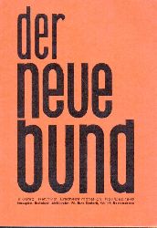 Der neue Bund  Der neue Bund 12.Jahr 1946, Nr. 11/12 