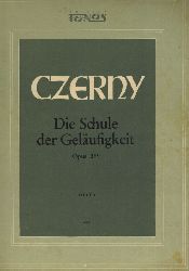 Czerny,Carl  Die Schule der Gelufigkeit Opus 299 Heft 1 