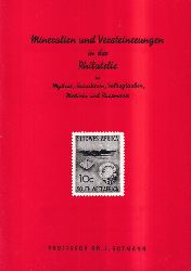 Gutmann,S.  Mineralien und Versteinerungen in der Philatelie in Mythus, Brauchtum 